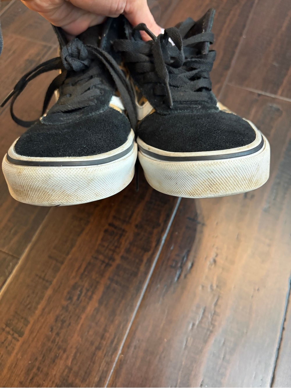 Vans High-Top Sk-8 Sneakers with Leopard Print and Black Suede Casual Skate 90’s - Picture 4 of 11
